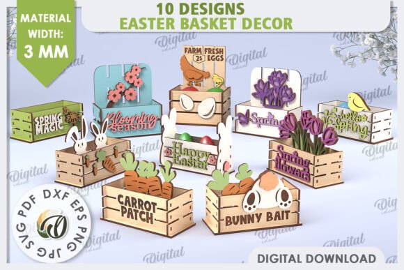 3D Easter Boxes Laser Cut Bundle: Spring Amp Review
