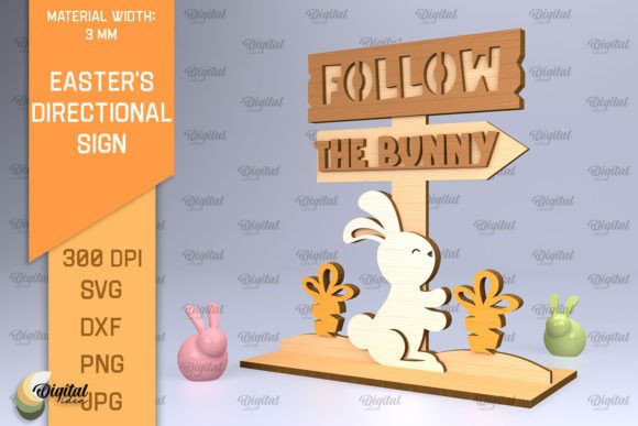 3D Easter s Directional Sign Laser Cut Review