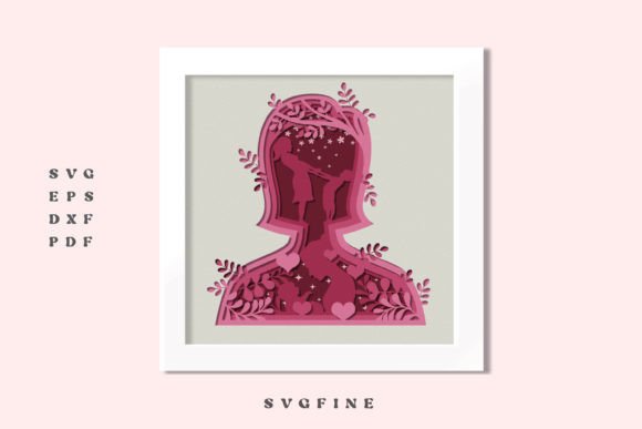 3D Mother SVG Shadow Box Review for Branding and Marketing