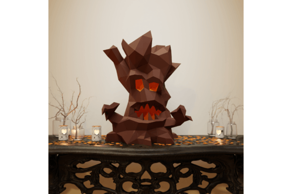 3D Papercraft Scary Tree Embroidery Design Review