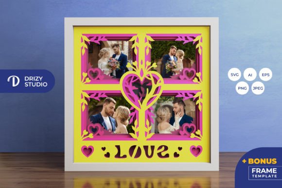 3D Photo Frame Shadow Box 3D Paper Cut Review