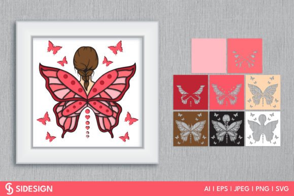 Butterfly Girl 3D Shadow Box Review for Real Projects