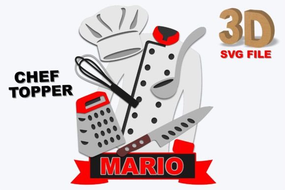 Chef Topper 3D SVG Review: A Versatile Shape for Crafters and Makers