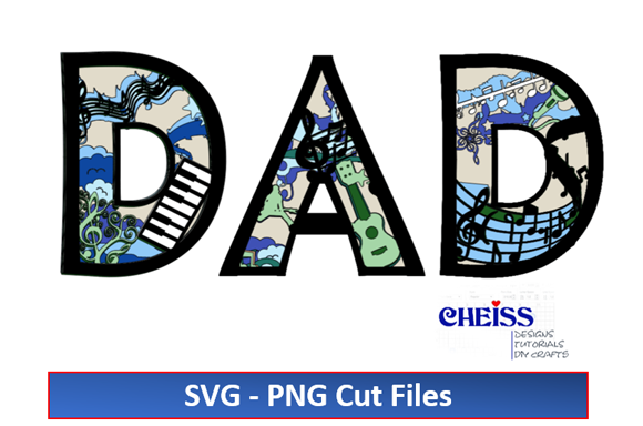 Dad 3D Mandala Letters: A Versatile SVG Shape for Father’s Day Crafts