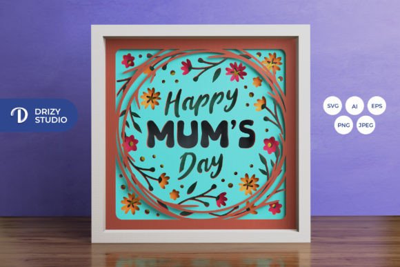 Happy Mumβs Day 3D SVG Review for Real Projects