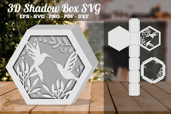 Humming Bird 3D Shadow Box SVG Review