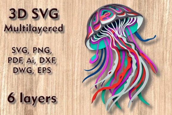 Jellyfish 3D SVG Multilayer Laser Files: A Designer’s Honest Take