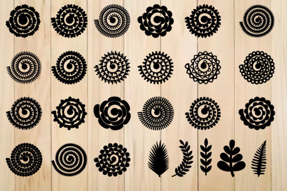 Real Review: Rolled Paper Flower Templates, 3D Rose